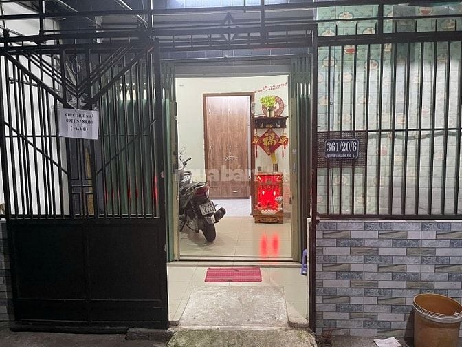 cho thuê nhà nguyên căn đường Nguyễn Văn Luông  p12 quận 6 giá 7 triệu
