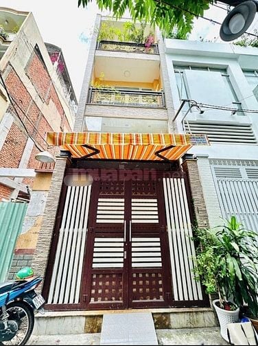 Nguyễn Trãi-Huỳnh M Đạt,4 Tầng,4PN,Nhà mới,An ninh khu ăn uống,Giáp Q1