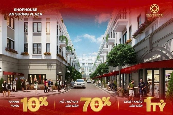 Nhà Phố Thương Mại An Sương Plaza Sổ Hồng Sẵn Kinh Doanh Đa Ngành Nghề