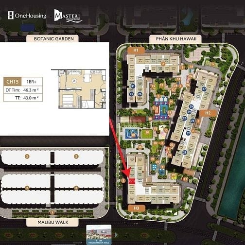 Cho thuê căn hộ cao cấp vị trí đẹp nhất Oceanpark 1 