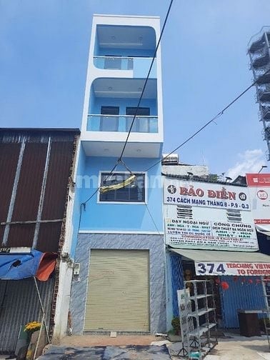 Cho thuê nhà Mặt Tiền CMT8 quận 3 TPHCM