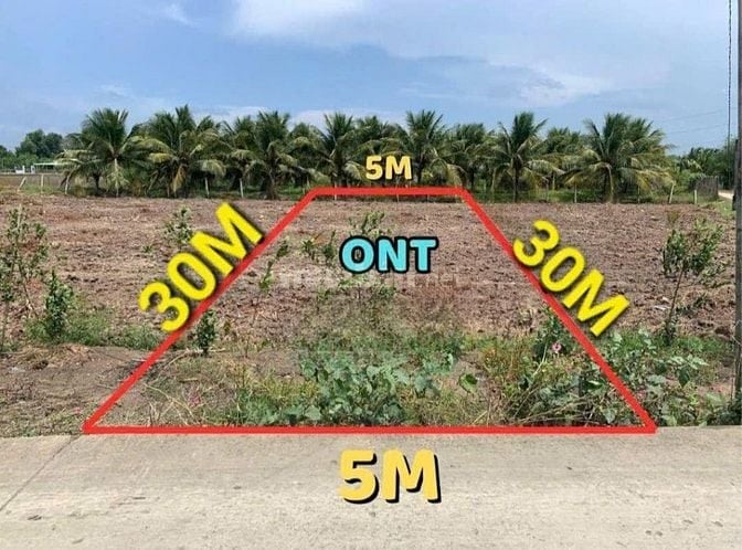 CHÍNH CHỦ BÁN ĐẤT GIÁ RẺ CHỈ 590 TRIỆU 150M² FULL THỔ CƯ GẦN CHỢ CHÁNH