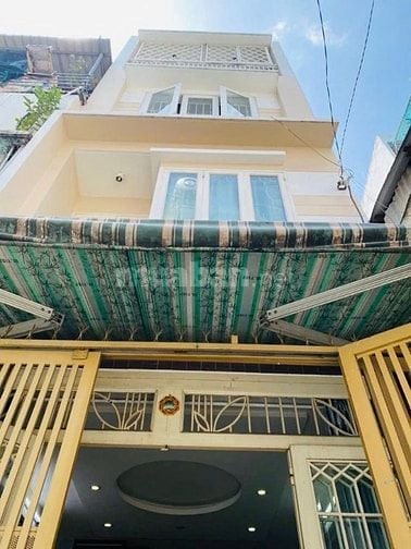 Nhà mới 4 tầng 5PN, trước nhà 4m, 45m2( 3.7x12m) Trường Sa Phú Nhuận
