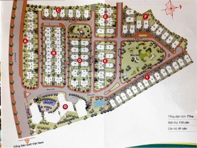 Bán đất khu Biệt thự THẢO NGUYÊN SÀI GÒN, sát sân Golf Thủ Đức