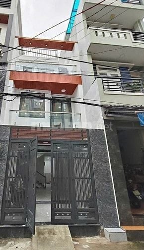 Nhà mới đúc 3 tầng hẻm 6m Nguyễn Văn Quá, Q 12, 4x14, sổ hồng 4 tỷ 850