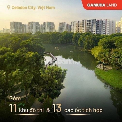 Cho thuê căn hộ trệt Ruby 2PN 68m2 celadon city