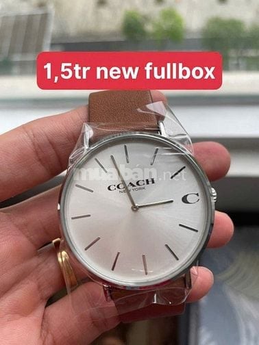 Đồng Hồ COACH Nam size 41cm mới chưa sử dụng, full box