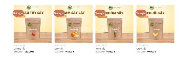 NẮNG GARDEN - TRÁI CÂY SẤY TỰ NHIÊN 100%