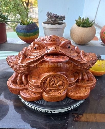 Cụ Cóc Thiềm Thừ trang trí phòng khách, lễ tân....