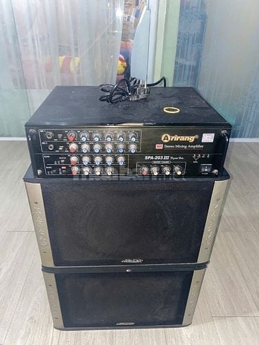 Thanh lý bộ amply arirang SPA-230III và 2 loa 