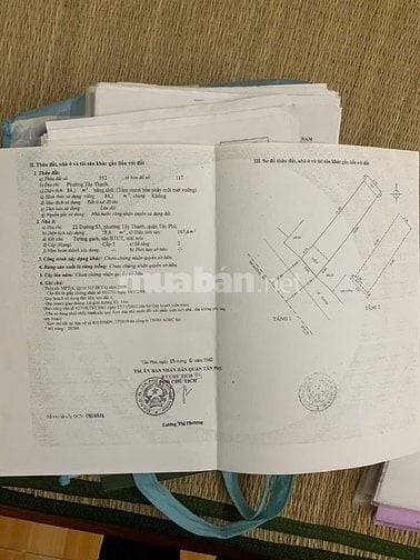 CẦN BÁN NHÀ ĐƯỜNG S3, PHƯỜNG TÂY THẠNH, TÂN PHÚ