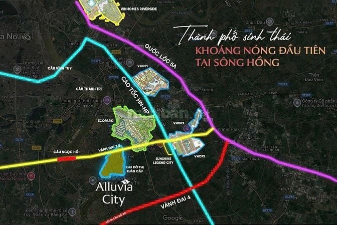 ALLUVIA CITY - Thành phố sinh thái ven Sông Hồng