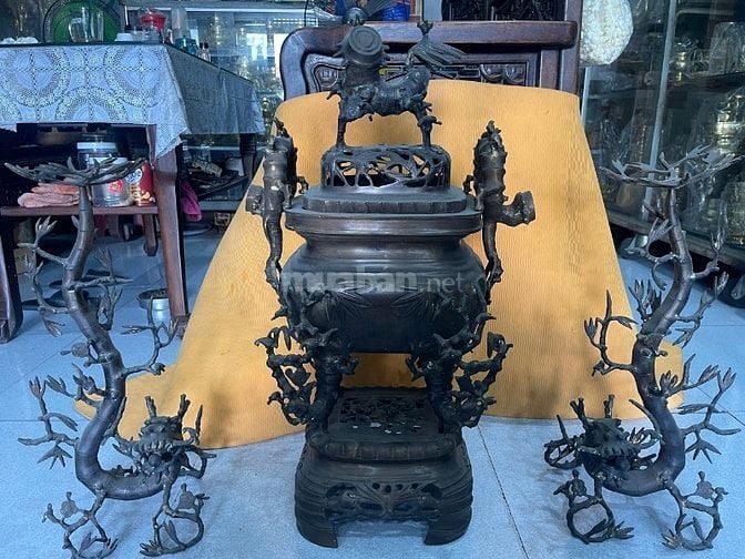 Bộ Lư Trúc cũ cao 67 nặng 23kg