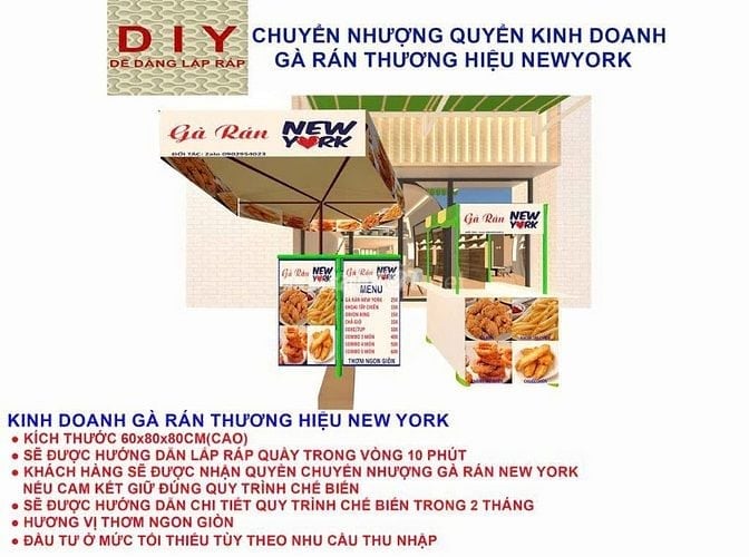TÌm đối tác kinh doanh tự do GÀ RÁN NEW YORK 