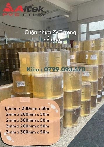 Giá Màng nhựa PVC trong suốt dẻo - NCC- tại Đồng Nai