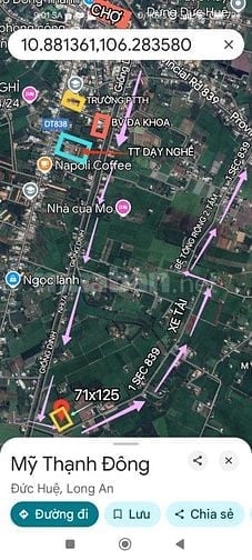 71x125 1MẪU LÚA,PHỦ HỒNG, 1 SẸC DDT839,XE TẢI ĐẤT, CHỢ,B.VIỆN,TRƯỜ500M