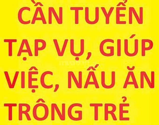 GĐ sếp tuyển giúp việc nhà, nấu ăn, chăm bé, tạp vụ, lương cao