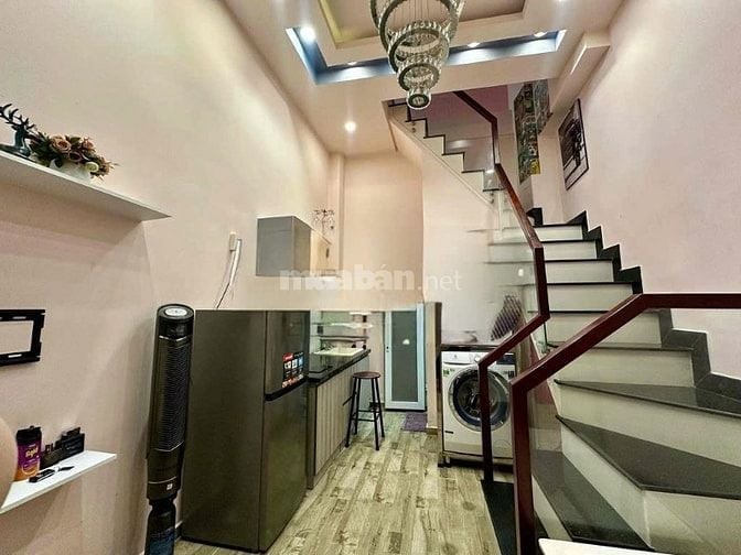 Cho thuê nhà ĐĐTNGHI hẻm 3m(BG)Trần Nguyên Đán, P.T.Định,Q.1giá 10.5tr