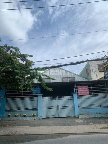 Cho thuê kho, xưởng mặt tiền Phạm Hữu Lầu Nhà Bè giá 60T/tháng 