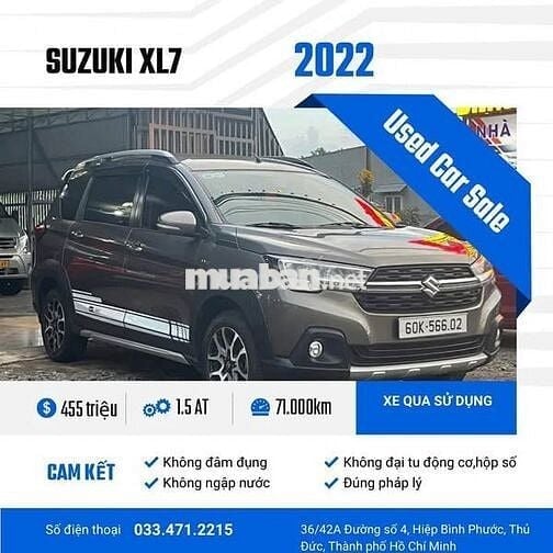 Suzuki XL7 2022 chạy 71.000km