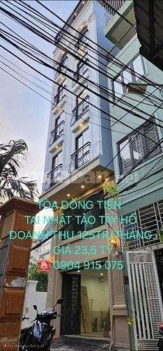 Bán tòa dòng tiền tại Nhật Tảo Tây Hồ Hà Nội giá 23,5 tỷ 