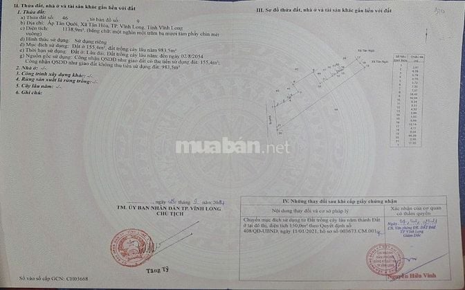 Bán đất mt đường vào chùa Phật Ngọc Xá Lợi , Vĩnh Long