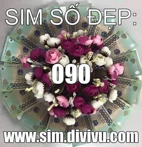 Sim số đẹp 090, 091 giá rẻ 100K