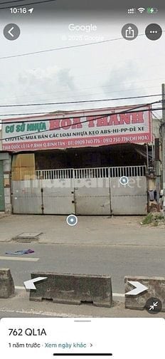 Cho thuê mặt tiền Quốc Lộ 1A P BHH B 