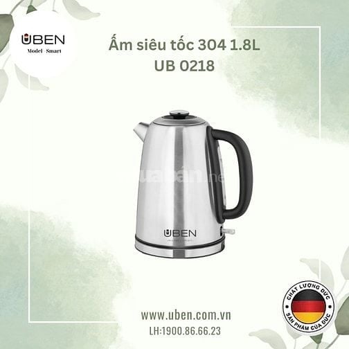 Ấm siêu tốc UBEN 304 1.8L UB 0218