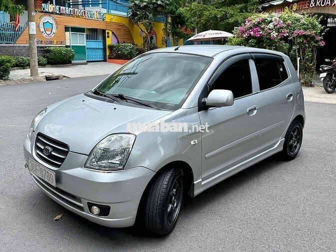 Kia Morning 2004 GLX 1.0 AT nội thất nỉ zin nguyên