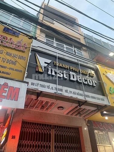 Cho thuê nguyên căn nhà mặt phố 3 tầng Lý Thái Tổ, Đà Nẵng