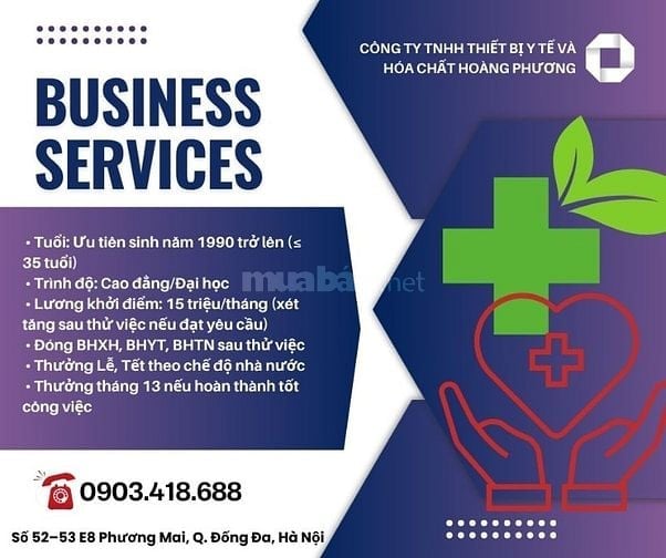 CẦN TUYỂN GẤP 01 NHÂN VIÊN KINH DOANH (NAM)