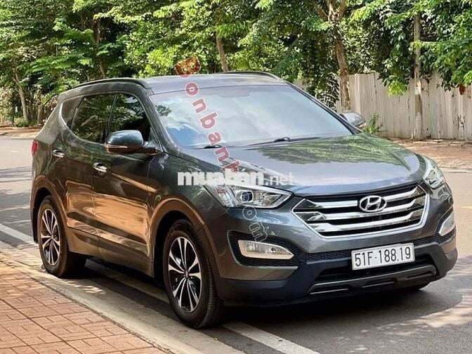 Hyundai SantaFe 2015 Màu xám-550tr