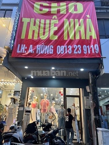 CHO THUÊ NHÀ MẶT PHỐ 242 CẦU GIẤY – VỊ TRÍ VÀNG KINH DOANH SIÊU ĐỈNH