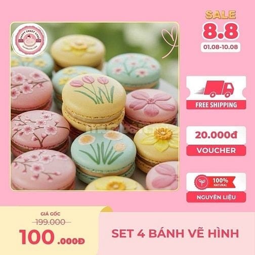 Macaron – Món bánh ngọt ngào đến từ nước Pháp
