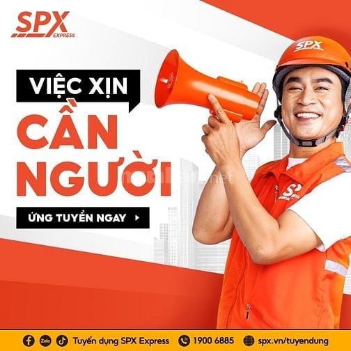 📢 SPX EXPRESS TUYỂN GẤP SHIPPER – KHU VỰC LONG THÀNH, ĐỒNG NAI 🛵