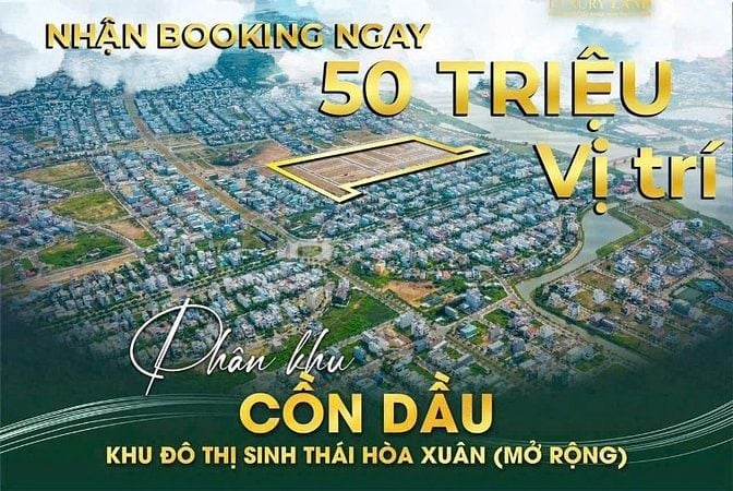 “SỐT” ĐẤT NỀN HÒA XUÂN: 600 LÔ RA HÀNG – VỊ TRÍ ĐẸP, GIÁ TỐT, SỔ SẴN