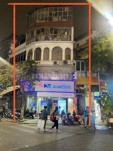 CHO THUÊ MẶT BẰNG TẦNG 2,3,4 TẠI 78 HÀNG GIẤY GÓC NGÃ TƯ CHỢ ĐỒNG XUÂN