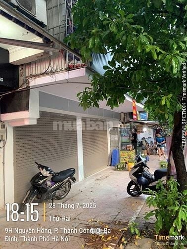 Cho thuê cửa hàng mặt phố Nguyên Hồng 