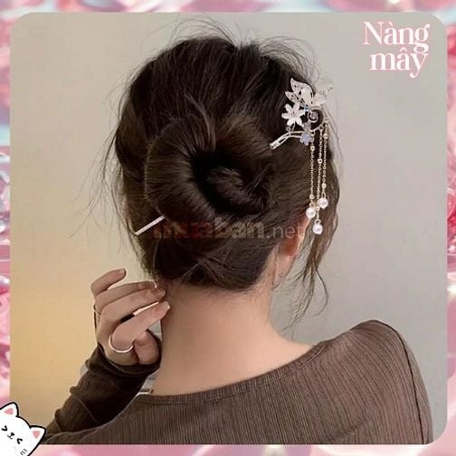 Gợi ý phối đồ với trâm cài tóc phong cách cổ trang Việt lên hình đẹp 