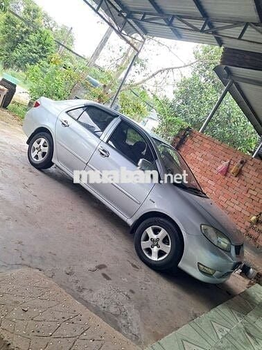 Vios 2003G 1.5 keo chỉ zin 100% 100km5L xe khá zin