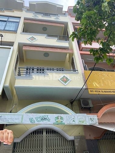 Cần bán gấp nhà MT Tạ Quang Bửu F5Q8 dt: 4m x 20m, trệt, 4 lầu st
