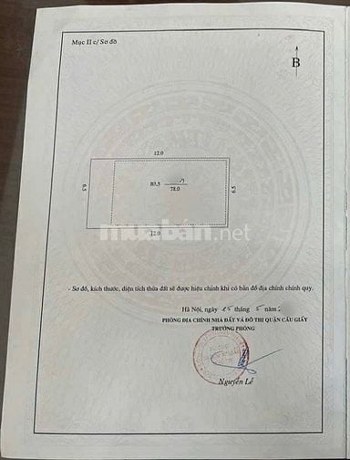 78m2 Mặt phố Nghĩa Đô, 6.5 x 12m,Vui lòng nhanh tay sở hữu siêu phẩm a