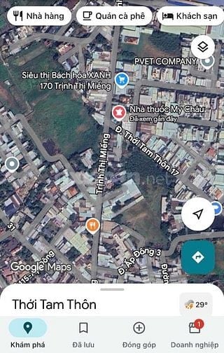Bán 3527 m2  giá 100 tỷ đất giáo dục mặt tiền đường Trịnh Thị Miếng  