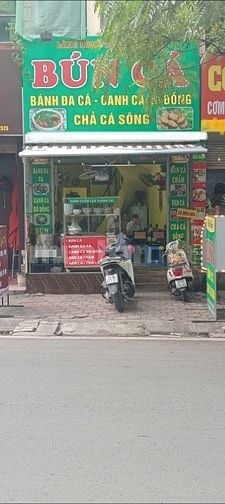 Sang nhượng quán bún cá tại đường Vương Thừa Vũ, Hà Nội 