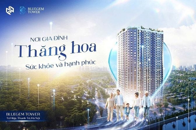 Bán căn hộ chung cư tại Dự án Chung cư BLUEGEM TOWER, Thanh Trì, Hà N