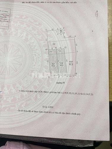 Bán đất khu dân cư có sổ đỏ - Hoàng Hoa Thám