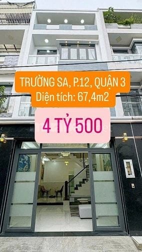 🧨 SIÊU KHỦNG - Nhà hẻm 6m đường Trường Sa, Quận 3 chủ ngộp bán 4Tỷ500