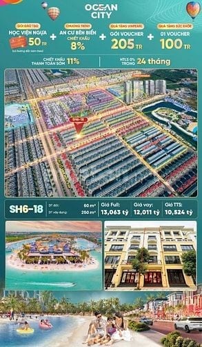 🌊 SH6-18 BEACH VILLAS - NẮM GIỮ TOẠ ĐỘ VÀNG KIẾN TẠO TƯƠNG LAI
