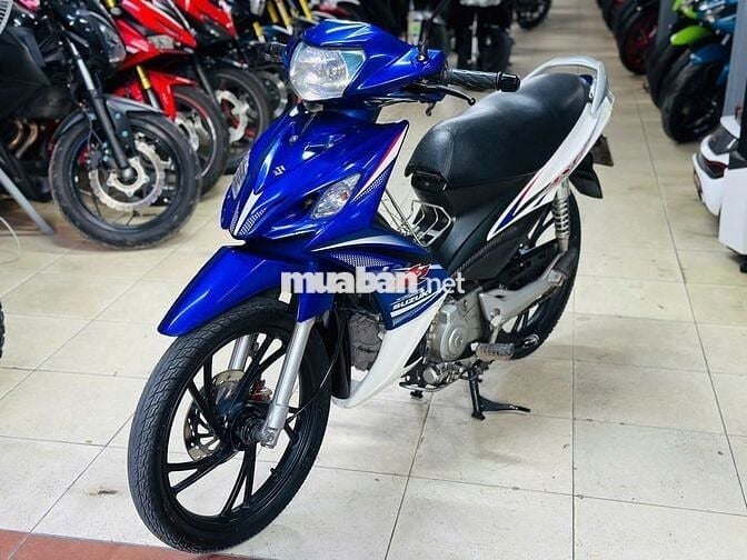 XE MÁY THỊNH PHÁT - AXELO 125 XANH TRẮNG 2015 CHẤT